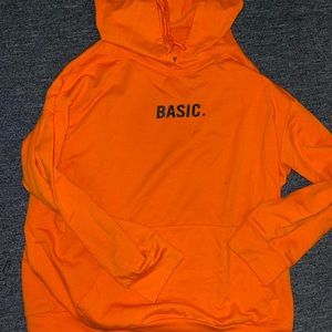 Orange sweatshirt
